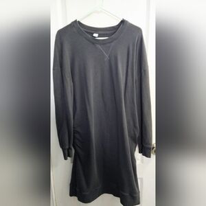 Dark Gray Maternity Long Sleeve Sweater